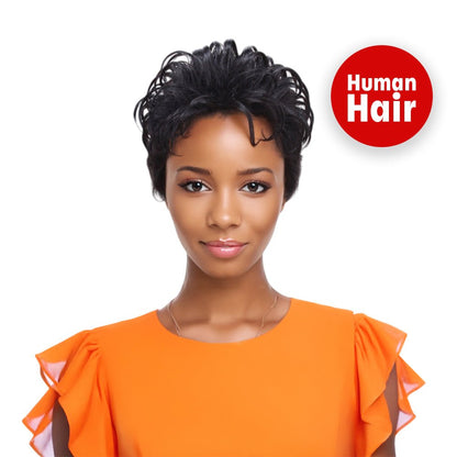 Dream Hair Wig HUMAN HAIR Short 0004 - gtwtoporld.com