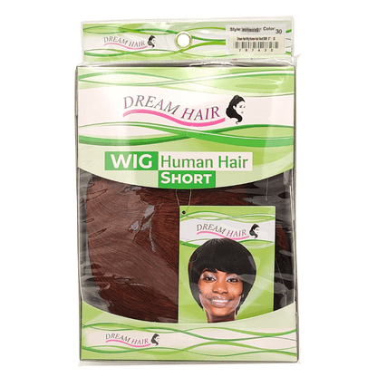Dream Hair Wig HUMAN HAIR Short 0006 - gtwtoporld.com