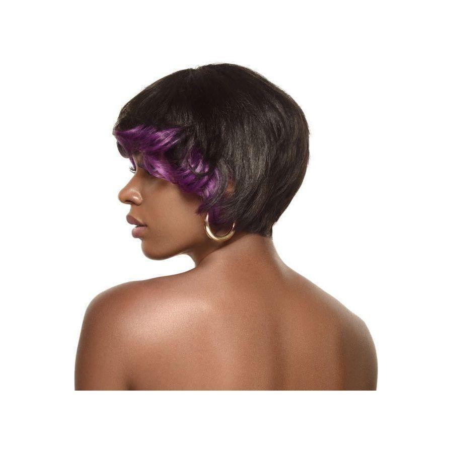 Dream Hair Wig HW Highlight Human Hair, Echthaar Perücke, Colour:1B - gtwtoporld.com