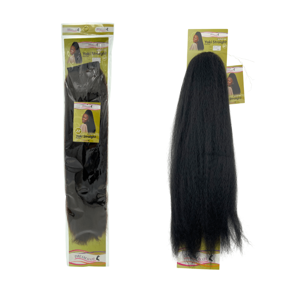Dream Hair Yaki Straight Ponytail 22" - gtwtoporld.com