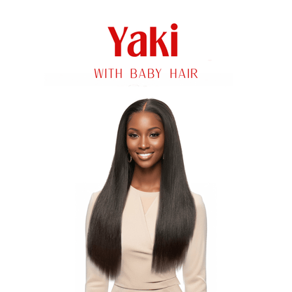 Dream Hair Yaki with Baby Hair 18" (natural color) - gtwtoporld.com