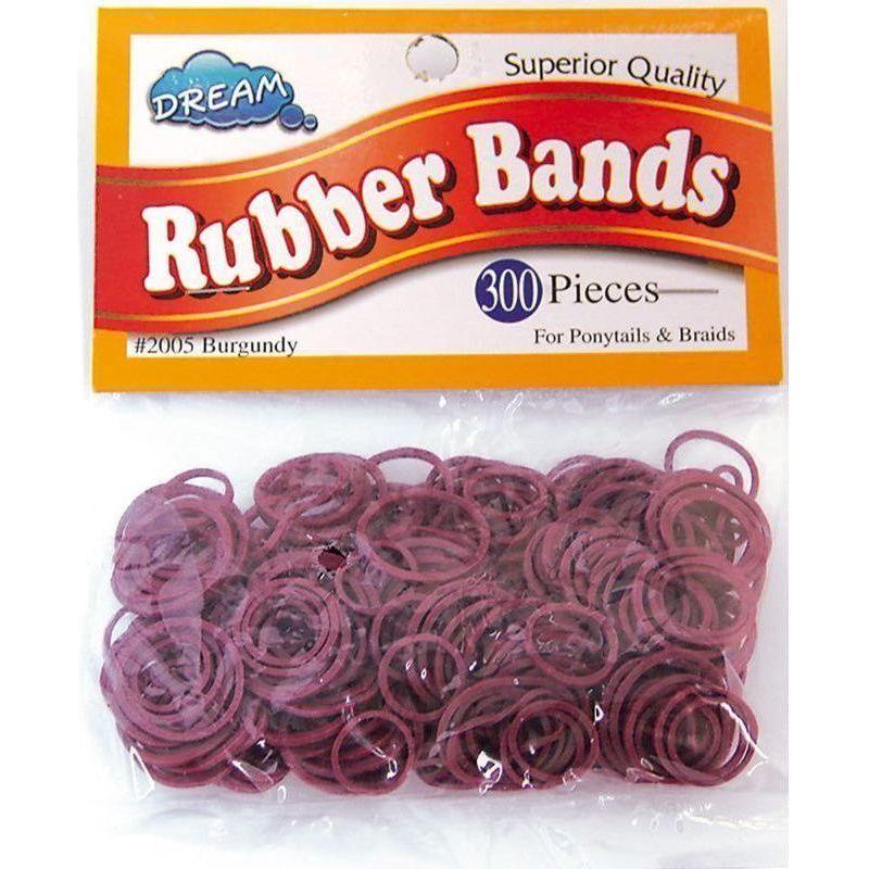 Dream Rubber Bands 300Pcs. Burgundy - gtwtoporld.com