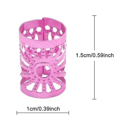 Dreamfix 170Pcs Hair Bead Vibrant Colors 7 Colors - gtwtoporld.com