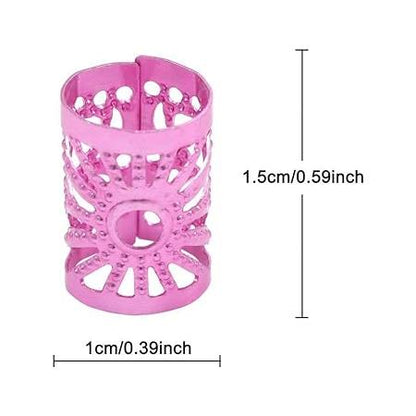 Dreamfix 170Pcs Hair Bead Vibrant Colors 7 Colors - gtwtoporld.com