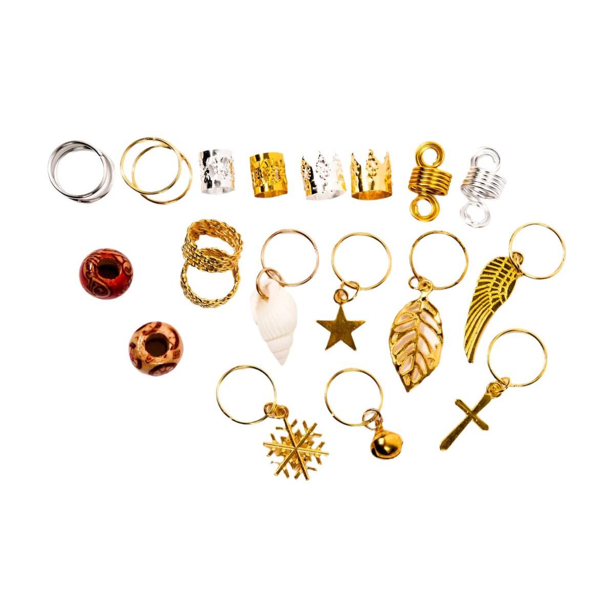 Dreamfix 238pcs Braiding Hair Rings 20 Style - gtwtoporld.com