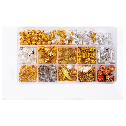 Dreamfix 238pcs Braiding Hair Rings 20 Style - gtwtoporld.com