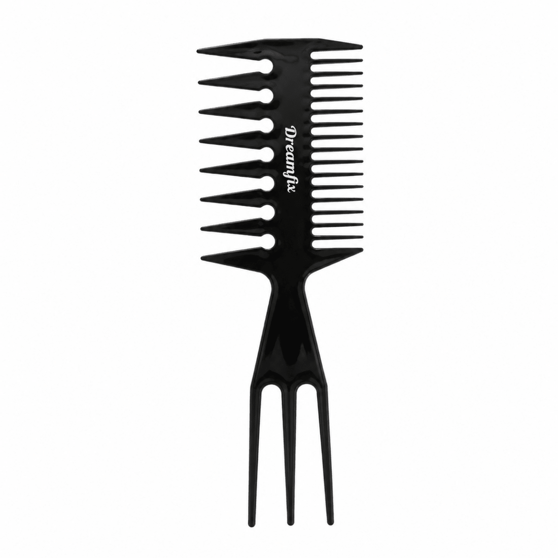 Dreamfix 3 in 1 Double Finish Comb - Black - gtwtoporld.com