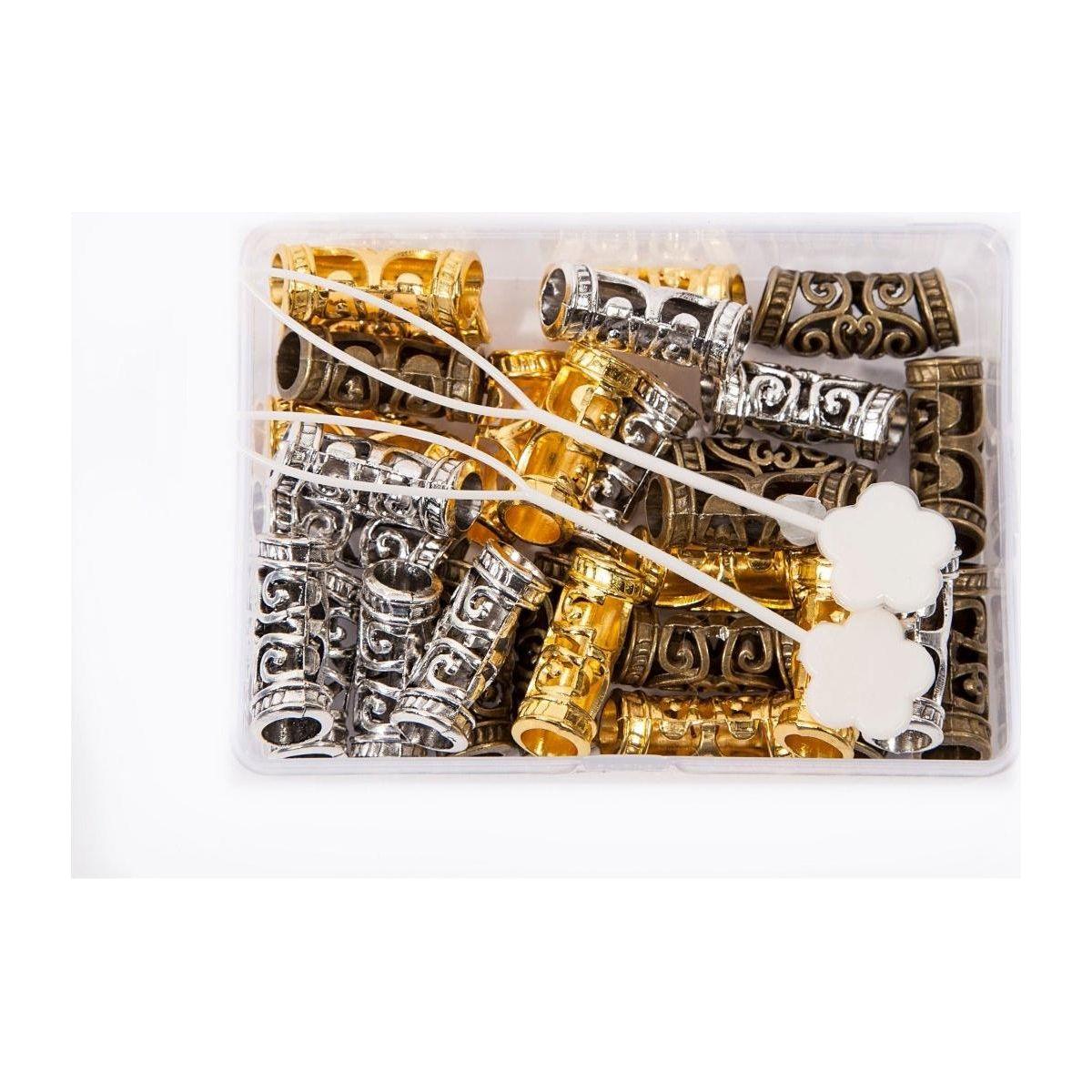 Dreamfix 32Pcs African Hair Beads 4 Style - gtwtoporld.com