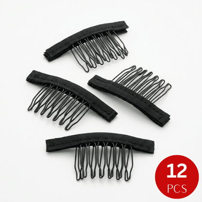 Dreamfix 6 - teeth Wig Clips Black (12 pcs) - gtwtoporld.com