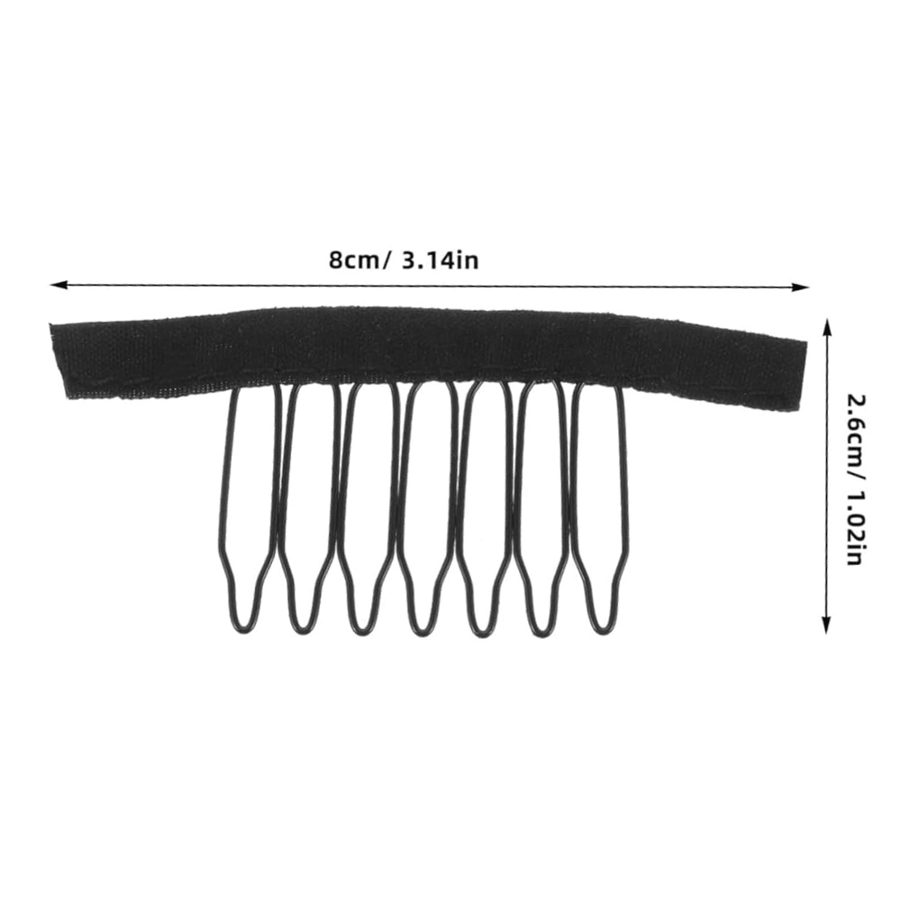 Dreamfix 6 - teeth Wig Clips Black (12 pcs) - gtwtoporld.com