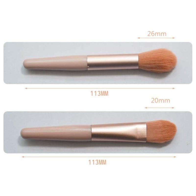 Dreamfix 8pcs Travel Makeup Brush Pink - gtwtoporld.com