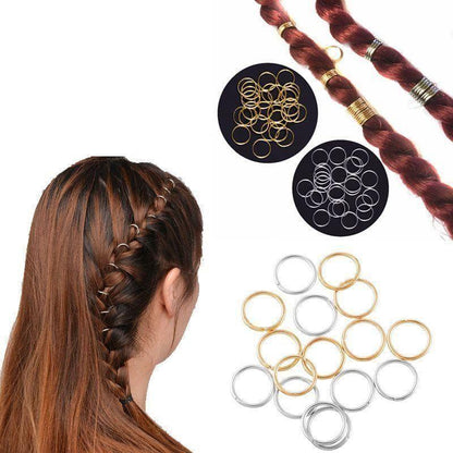 Dreamfix African Women Spring Twist Hair Rings 60 pcs - gtwtoporld.com