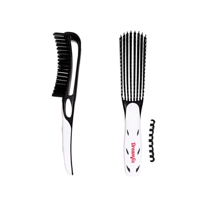 Dreamfix Detangler Hair Brush without/With Rubber Assorted - gtwtoporld.com