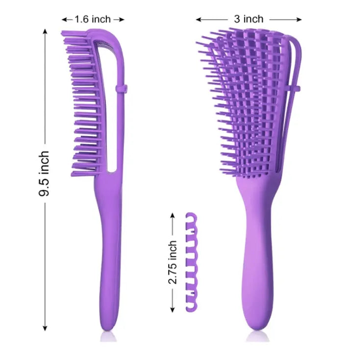 Dreamfix Detangler Hair Brush without/With Rubber Assorted - gtwtoporld.com