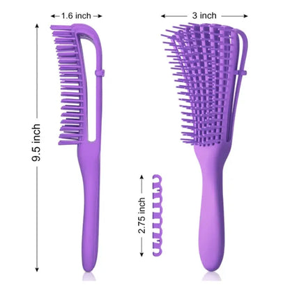 Dreamfix Detangler Hair Brush without/With Rubber Assorted - gtwtoporld.com