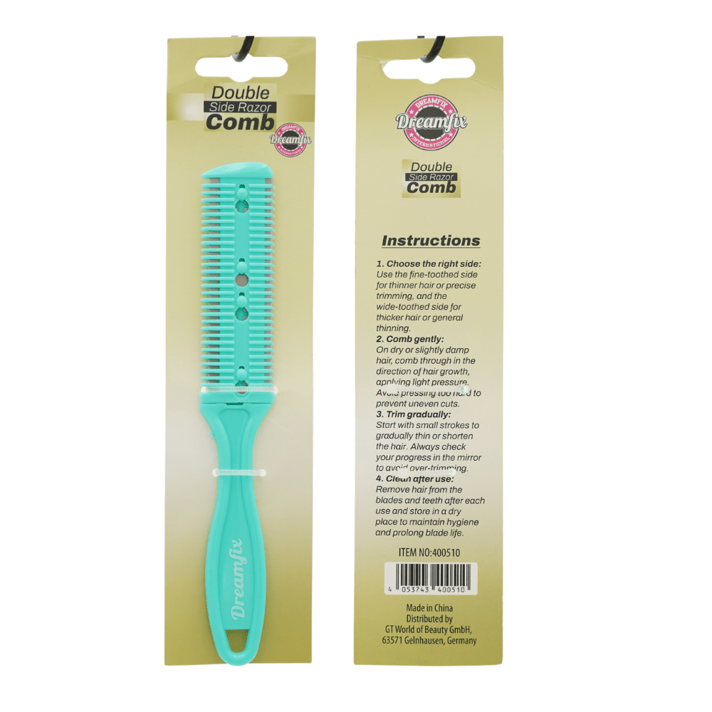 Dreamfix Double Side Razor Comb - Assorted - gtwtoporld.com