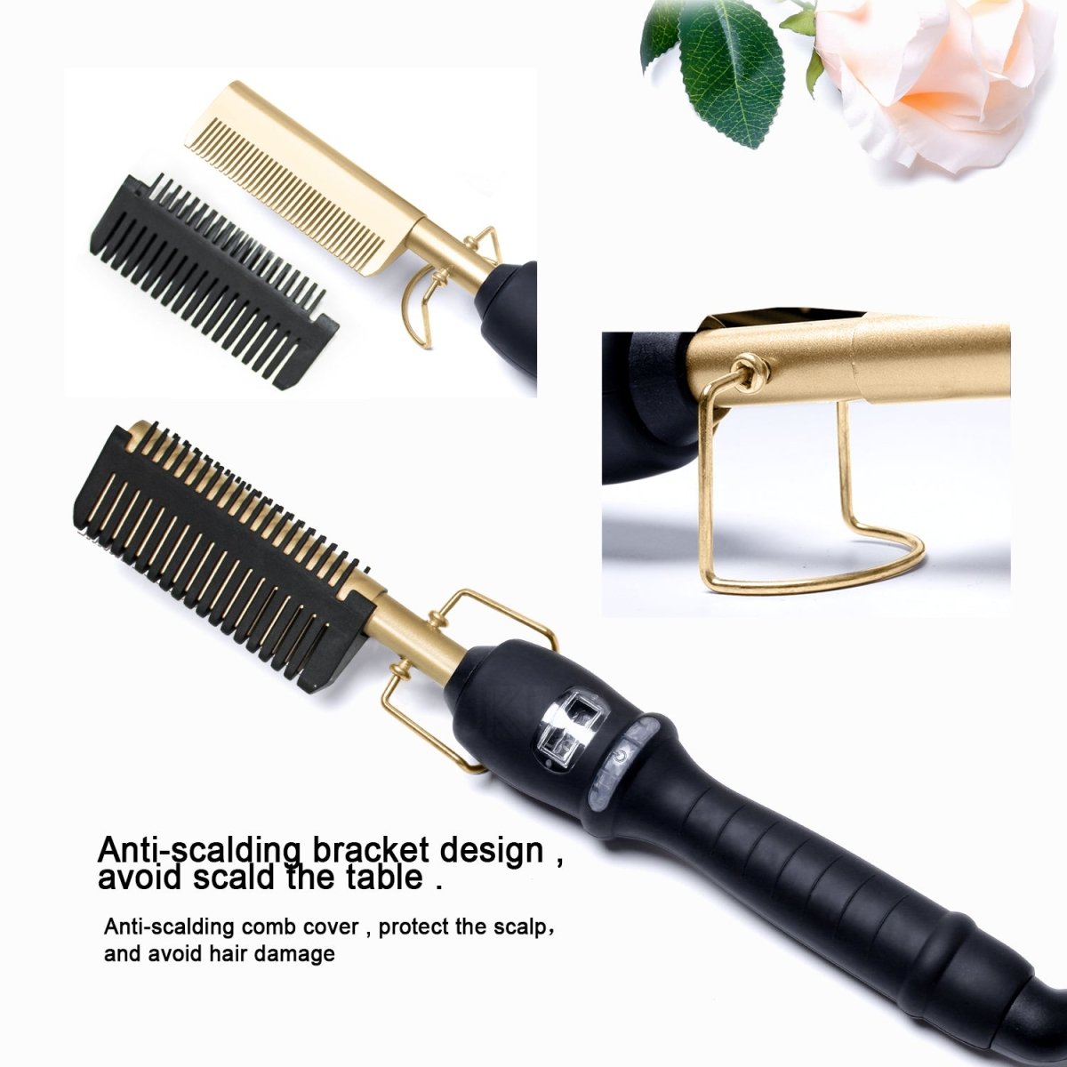 Dreamfix Electric Ceramic Hot Comb – Adjustable Heat - gtwtoporld.com