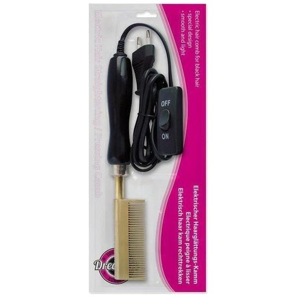 Dreamfix Elektrischer Haarglättungs - Kamm, Electric Hair Comb for Afro Hair - Large - gtwtoporld.com