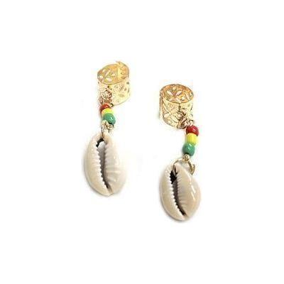 Dreamfix Golden Plated Adjustable Cuff Of Hair Beads 12pcs - gtwtoporld.com