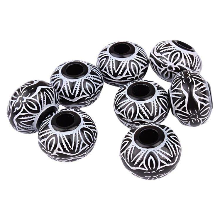 Dreamfix Hair Bead Dreadlocks African Triban Symbol 24pcs - gtwtoporld.com