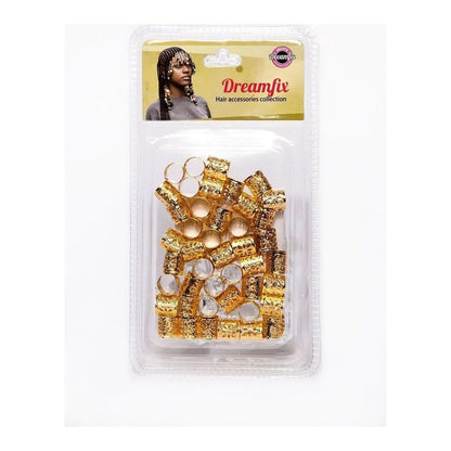 Dreamfix Hair Beads for Kids Gold/Silver - gtwtoporld.com