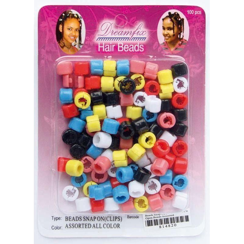 Dreamfix Hair Beads Open &amp; Close 100 Per Pack - gtwtoporld.com