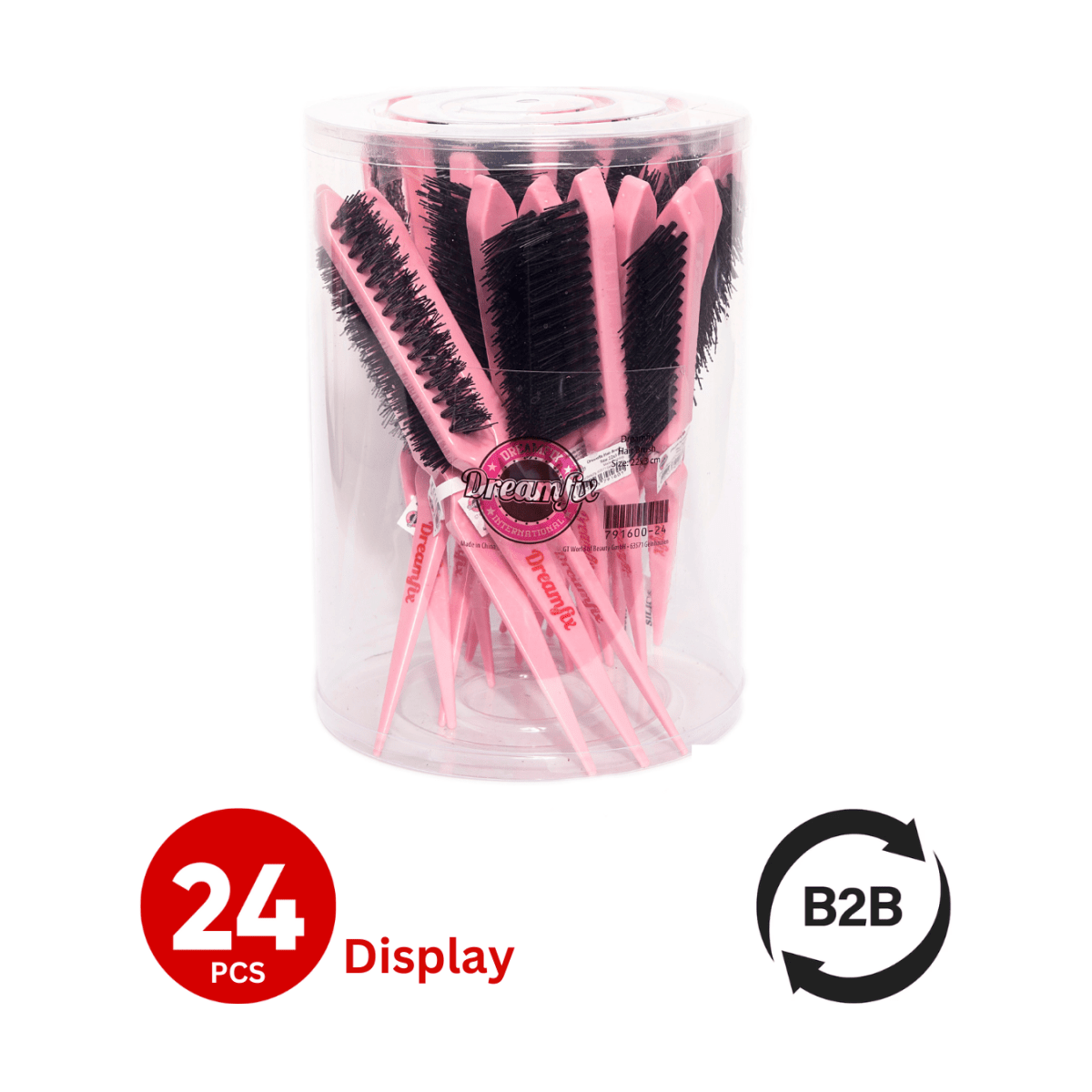 Dreamfix Hair Brush Pink Size : 22*3cm - gtwtoporld.com