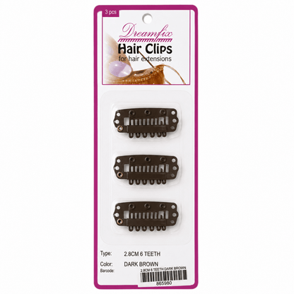 Dreamfix Hair Clips 3 Pcs for Extensions Clips - gtwtoporld.com