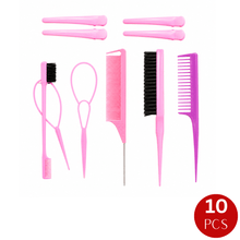 Dreamfix Hair Comb Set Pink (10 pcs)