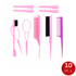 Dreamfix Hair Comb Set Pink (10 pcs) - gtwtoporld.com