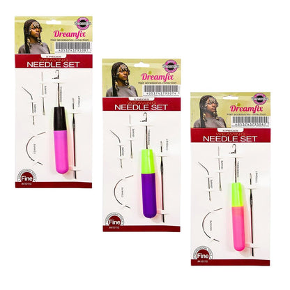 Dreamfix Hair Crochet Hook needle tool crochet 5 Pcs Set Pin - gtwtoporld.com