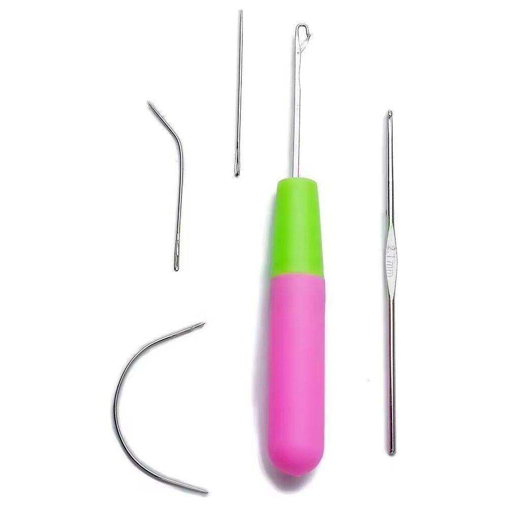 Dreamfix Hair Crochet Hook needle tool crochet 5 Pcs Set Pin - gtwtoporld.com