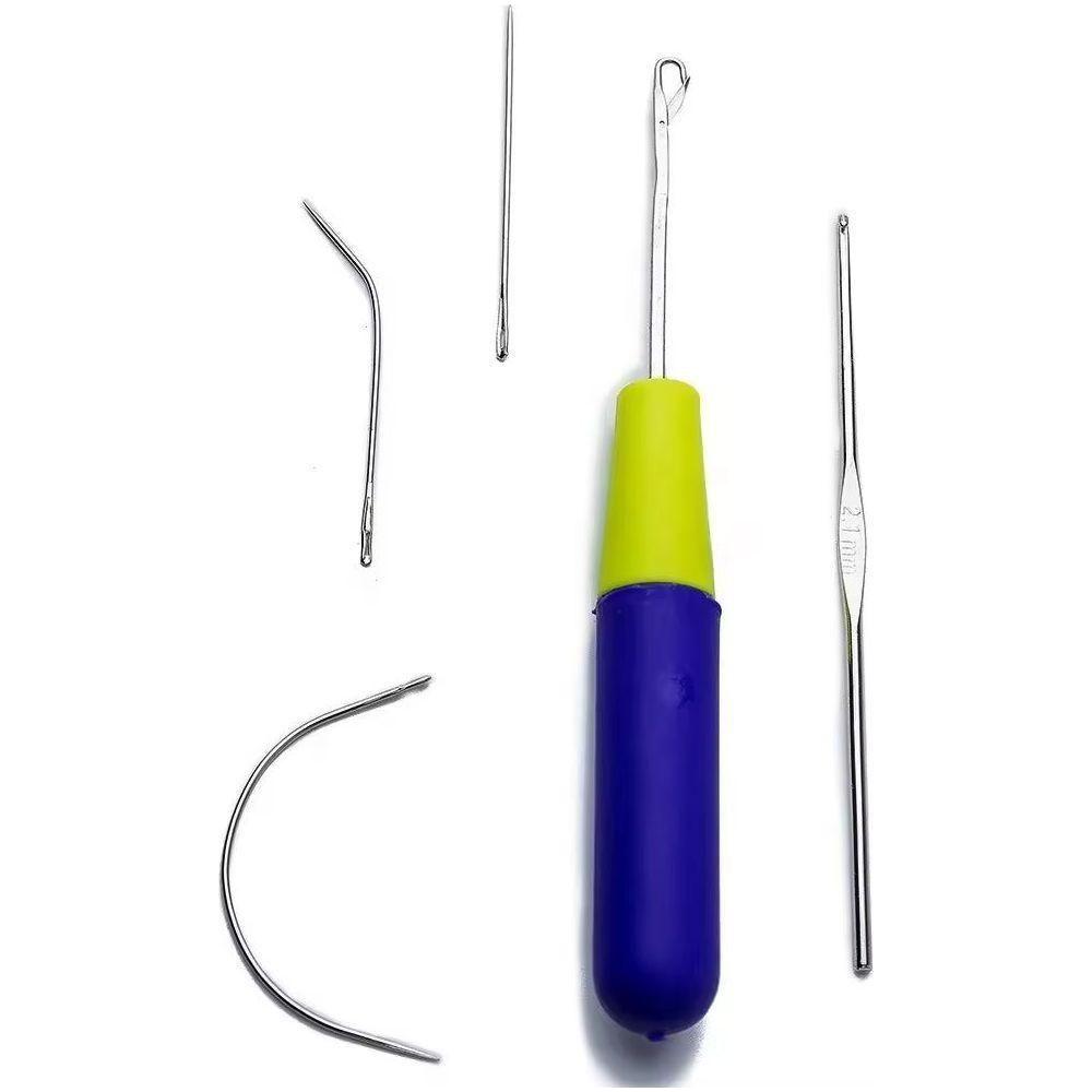 Dreamfix Hair Crochet Hook needle tool crochet 5 Pcs Set Pin - gtwtoporld.com