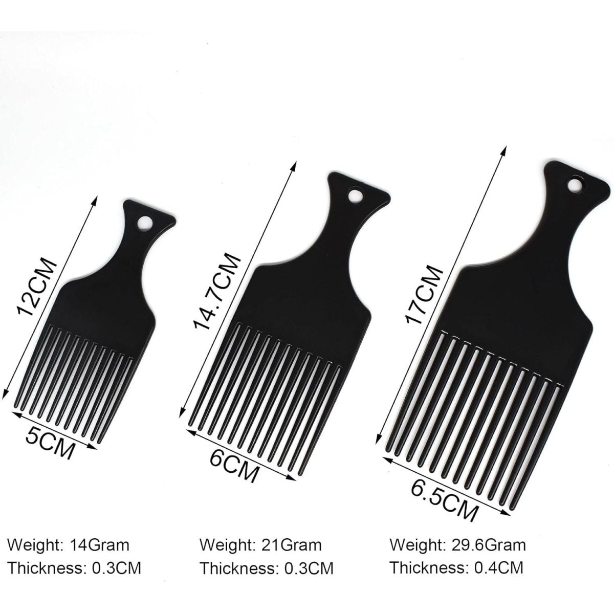 Dreamfix Hair Pick Comb Set (3 pcs) - gtwtoporld.com