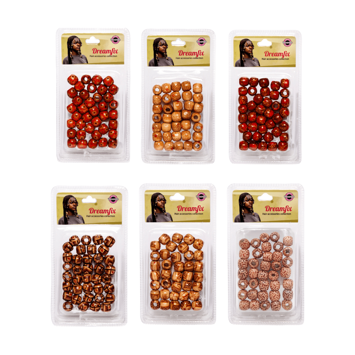 Dreamfix Hair Wood Beads For Children - gtwtoporld.com