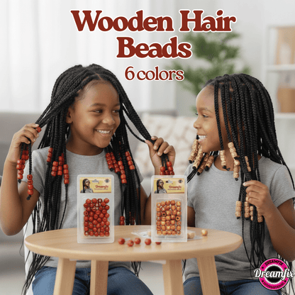Dreamfix Hair Wood Beads For Children - gtwtoporld.com