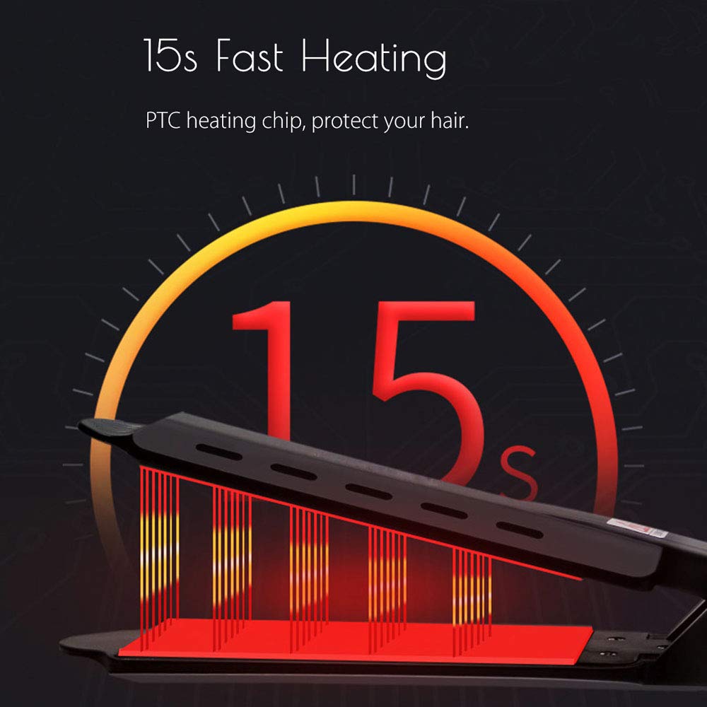 Dreamfix InstaHeat Wet &amp; Dry Straightener (Black) - gtwtoporld.com