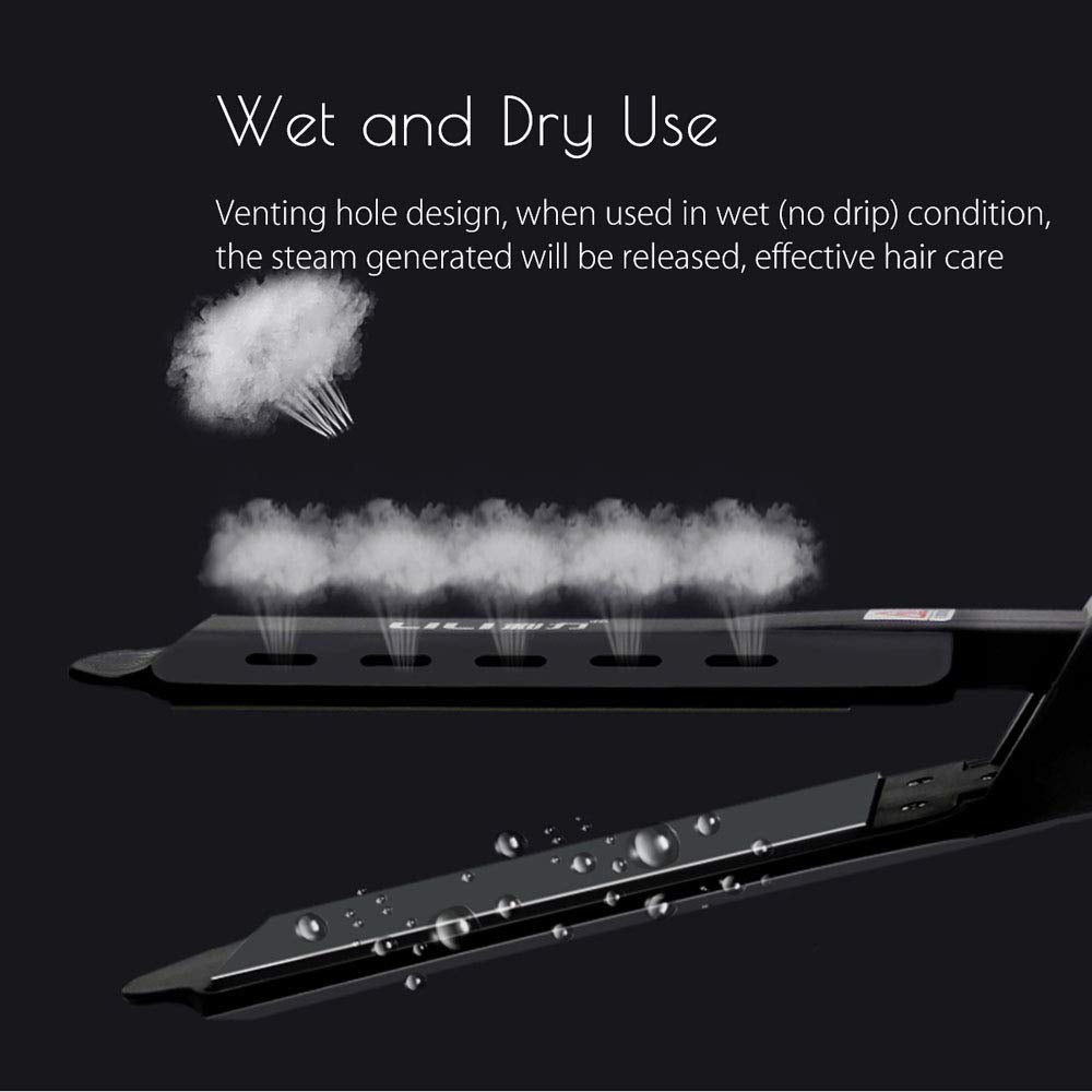Dreamfix InstaHeat Wet &amp; Dry Straightener (Black) - gtwtoporld.com