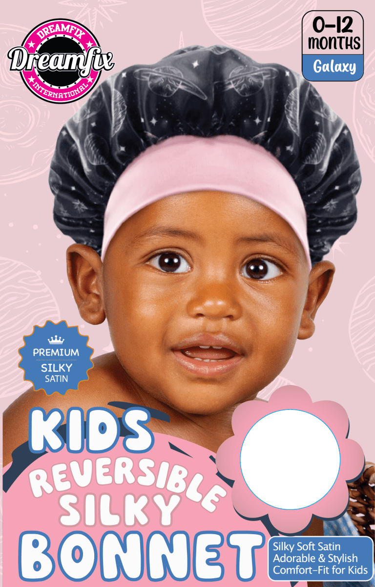 Dreamfix Kids Reversible Silky Bonnet - gtwtoporld.com