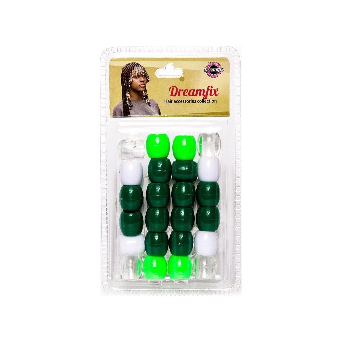 Dreamfix Large Hole Plastic Hair Beads Kids 24pcs - gtwtoporld.com