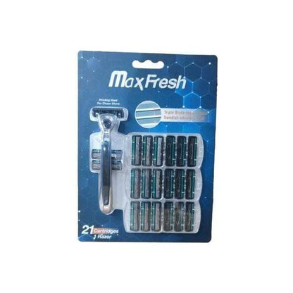 Dreamfix Maxfresh 1 Razor Sweden Stainless Steel With 21 Replaceable Cartridges - gtwtoporld.com