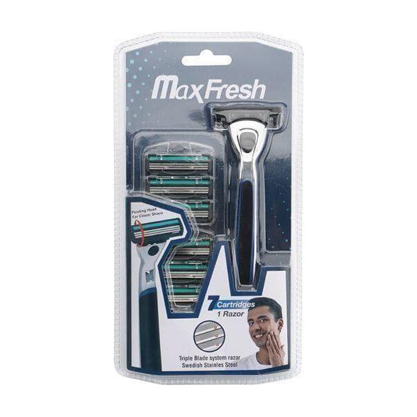 Dreamfix Maxfresh Men 1 Razor With Replaceable 7 Cartridges - gtwtoporld.com