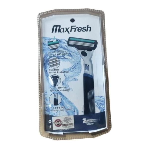 Dreamfix Maxfresh Men 1 Razor With Replaceable 7 Cartridges - gtwtoporld.com