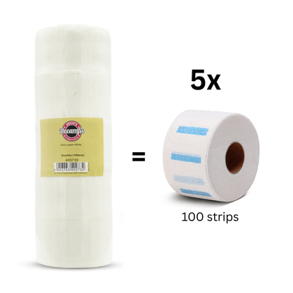 Dreamfix Neck Paper-White (500 strips/roll) - gtwtoporld.com
