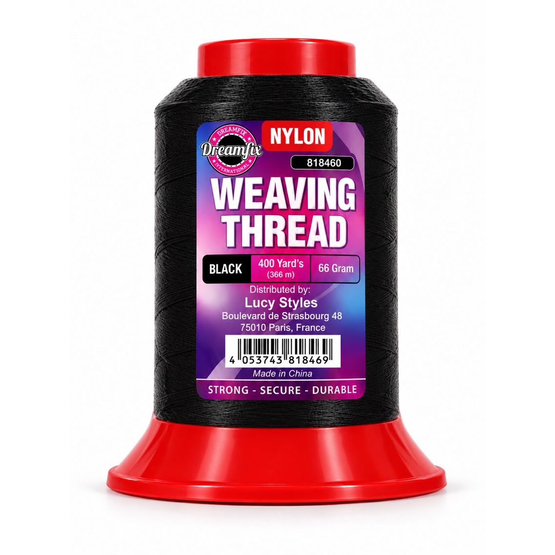 Dreamfix Nylon Weaving Thread Black - gtwtoporld.com