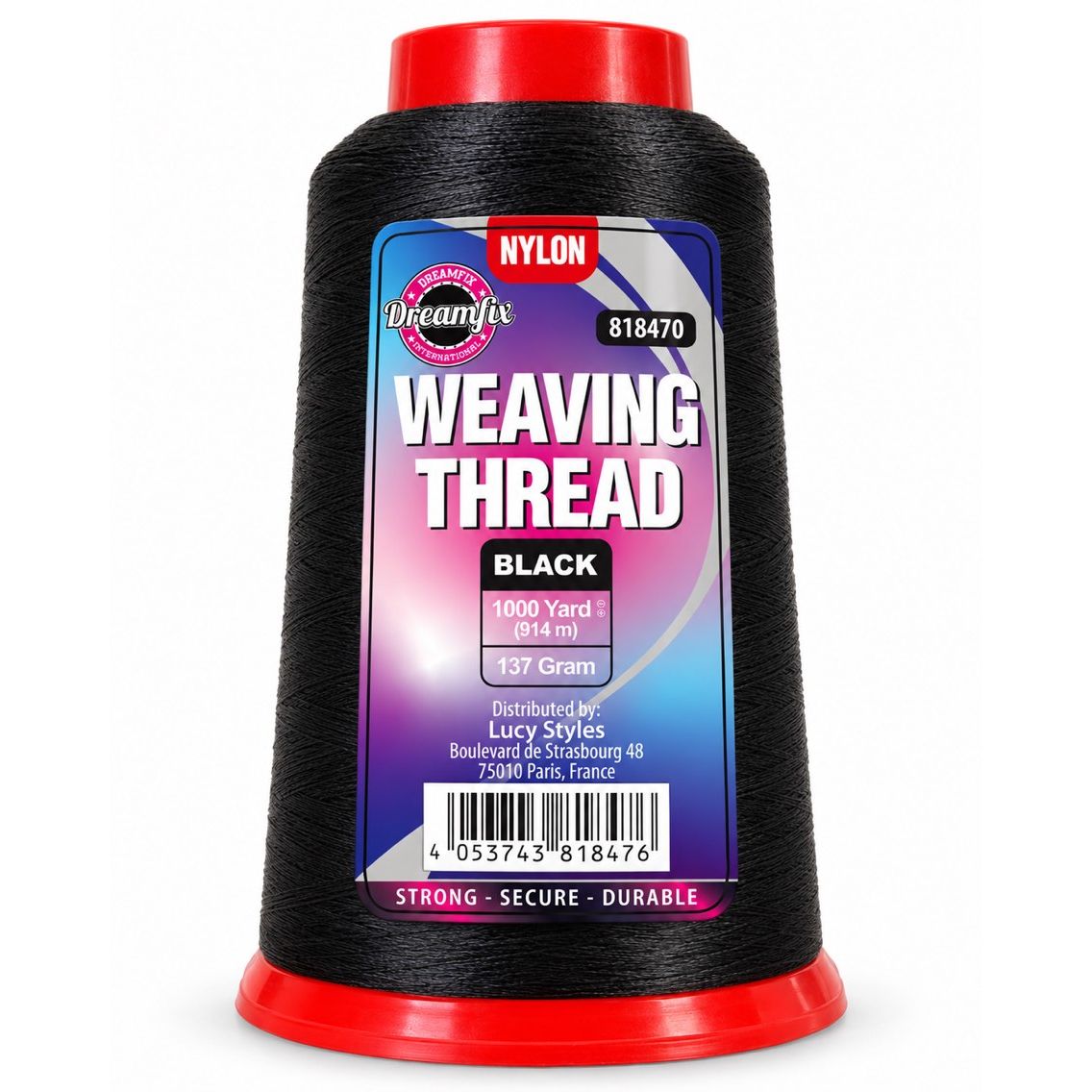Dreamfix Nylon Weaving Thread Black - gtwtoporld.com