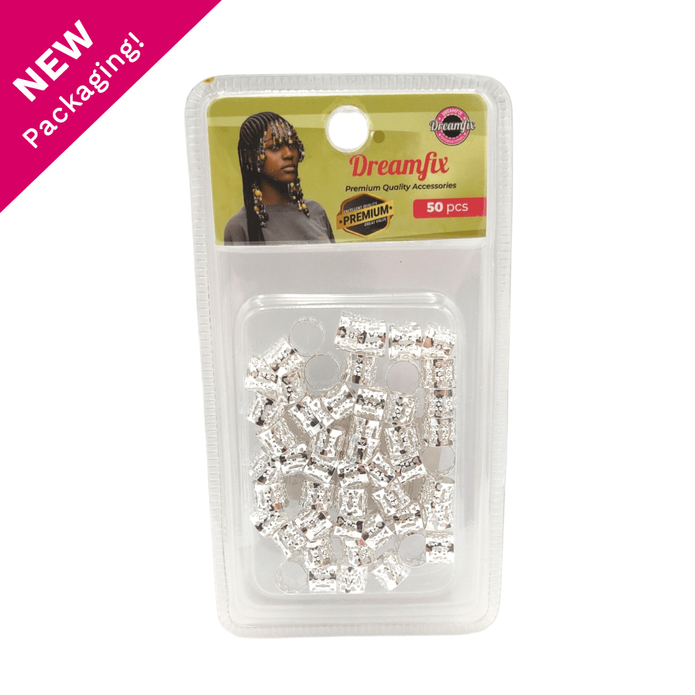 Dreamfix Open Rings Hair Beads Gold /Silver 50Pcs - gtwtoporld.com