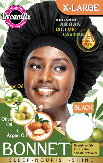 Dreamfix Organic Argan Olive Castor Bonnet - gtwtoporld.com