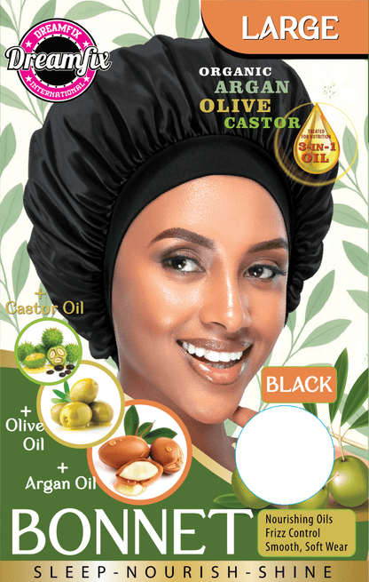 Dreamfix Organic Argan Olive Castor Bonnet - gtwtoporld.com
