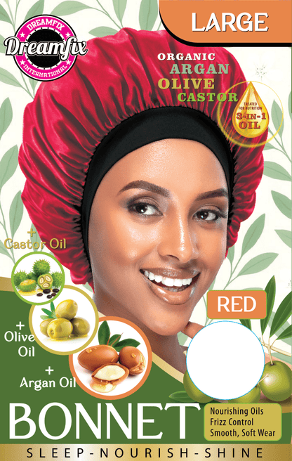 Dreamfix Organic Argan Olive Castor Bonnet - gtwtoporld.com